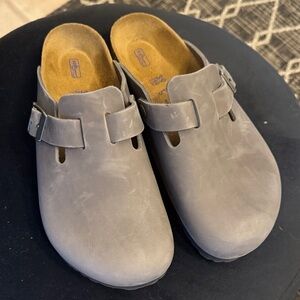 Birkenstock Gray Clogs